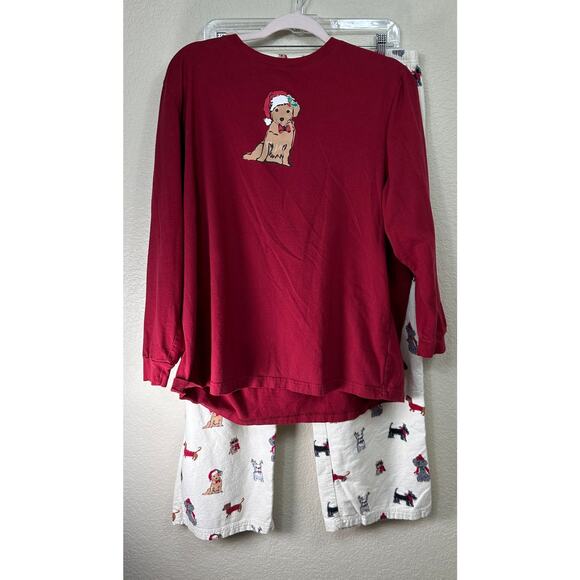 Pajamagram Christmas Dog Pajama Set 1X Cotton Golden Lab pug schnauzer Dachshund - Picture 1 of 10